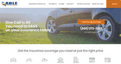 Desktop Screenshot of ableautoinsurance.com